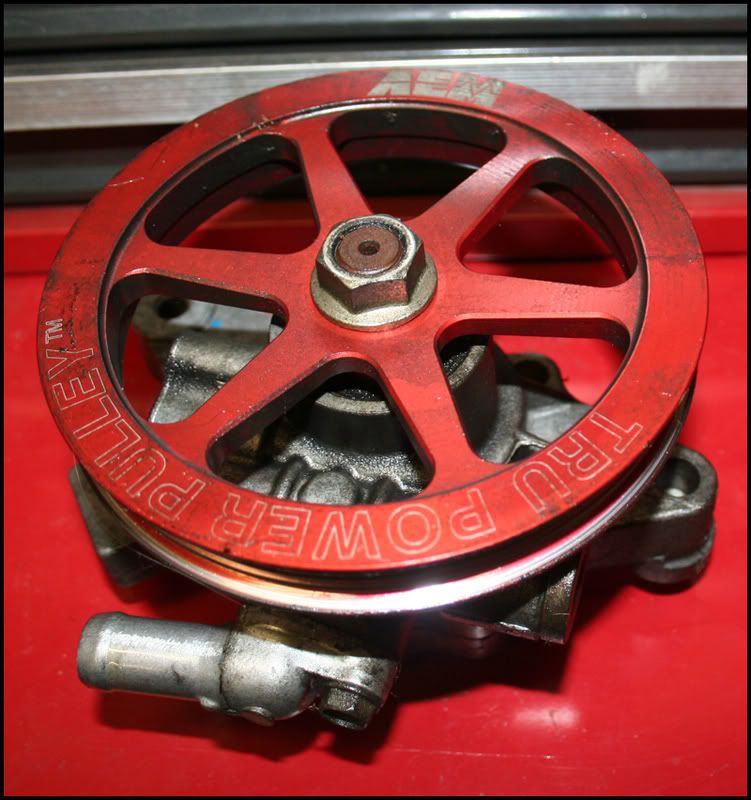 FS '98 Civic Ex D16Y8 power steering pump with AEM pulley